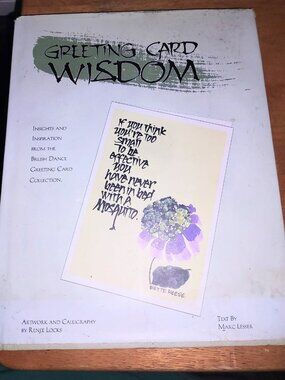 GREETING CARD WISDOM By Marc Lesser & Renee Locks Hardcover